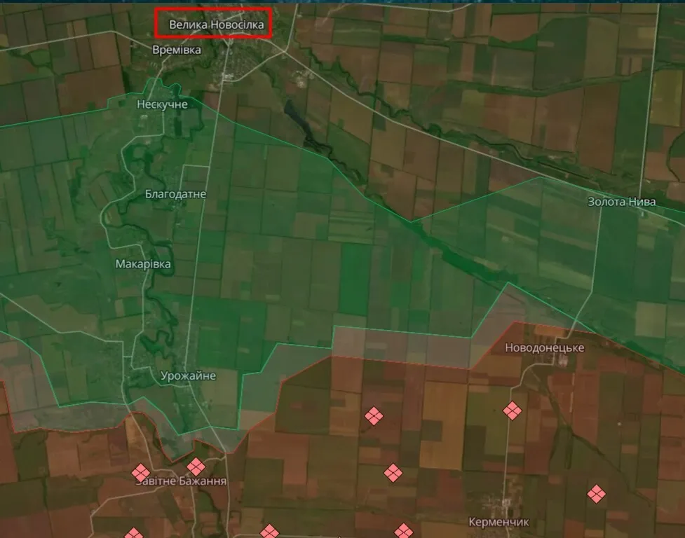 Розвідка Британії оцінила успіхи ЗСУ на Донеччині і спрогнозувала розвиток ситуації. Карта dqxikeidqxidqrant