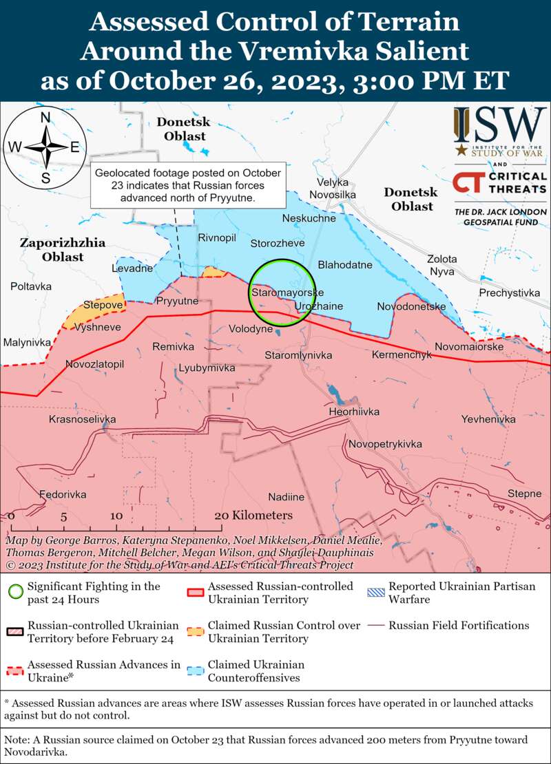 ЗСУ просунулися на лівому березі Херсонської області: карти боїв ISW