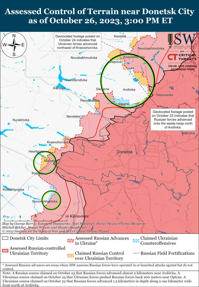 ВСУ продвинулись на левом берегу Херсонской области: карты боев ISW