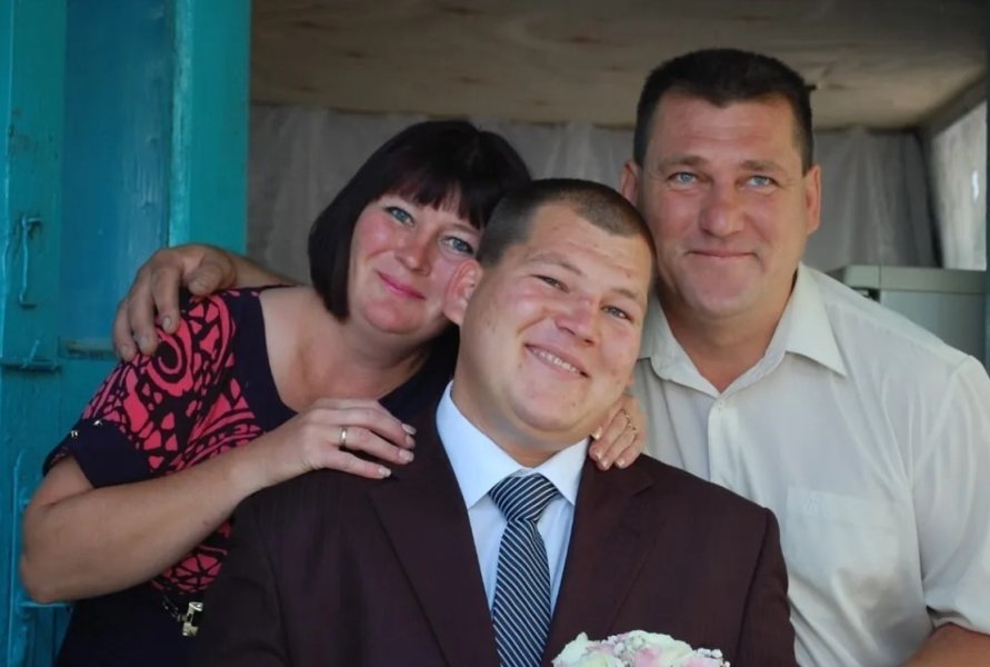 Едуард, Тетяна Карпанець та син Андрій