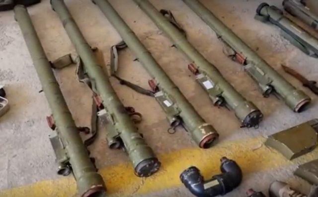 Трофейні ПЗРК. Скріншот з відео ізраїльської армії