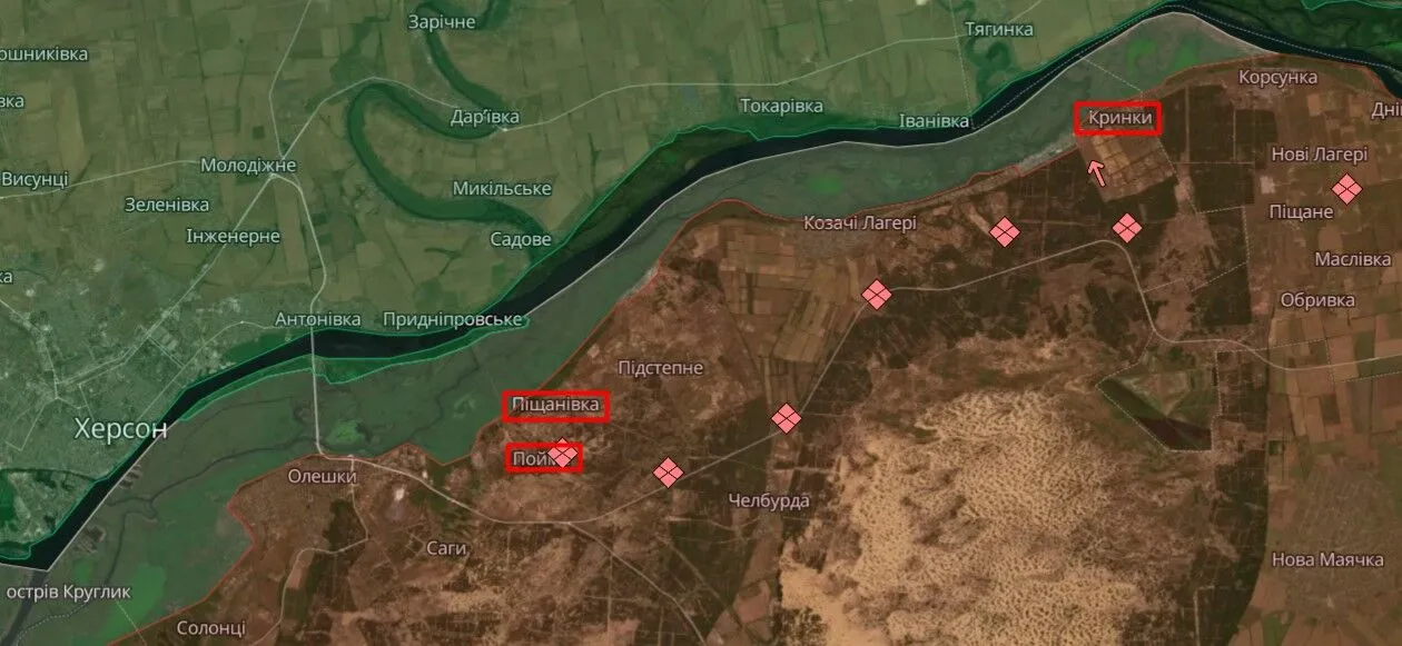 Що відбувається на лівому березі Дніпра Херсонщини: в ISW прояснили ситуацію dqxikeidqxidqrant