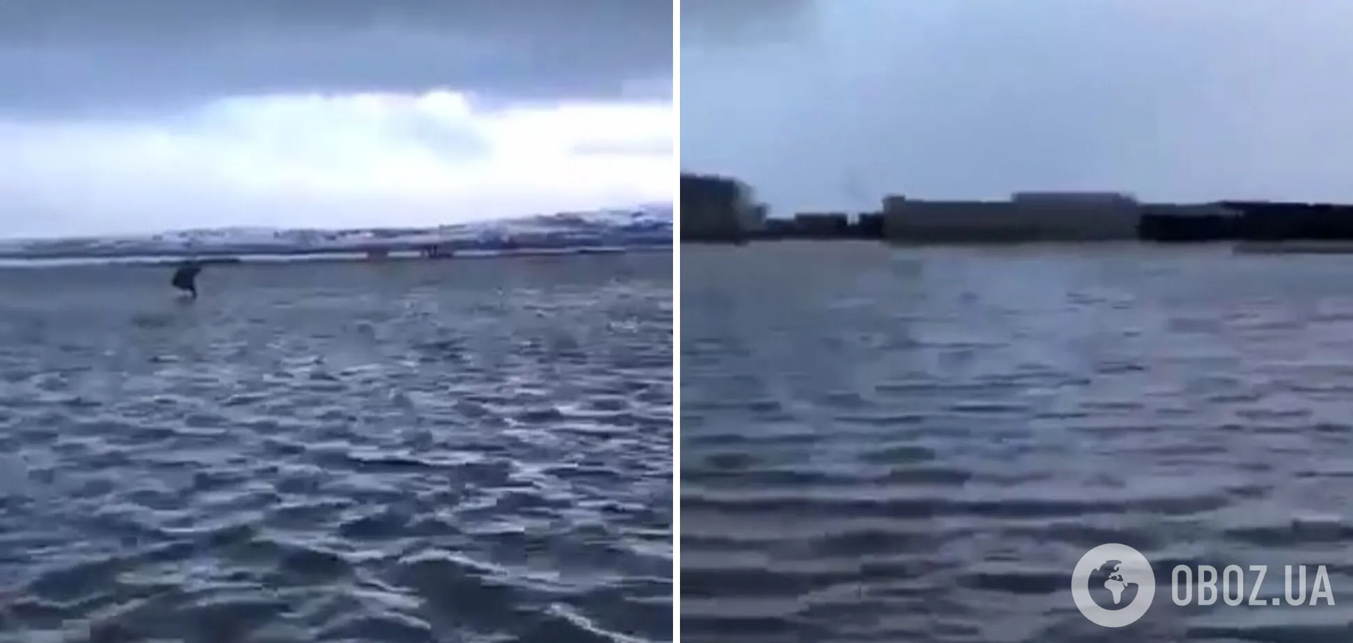 На півночі Камчатки Берингове море вийшло з берегів і затопило аеропорт. Відео dqxikeidqxidqeant