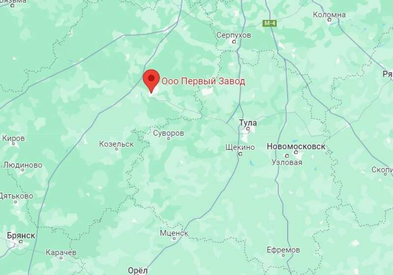 Первый завод, Россия, карта dqxikeidqxidqeant