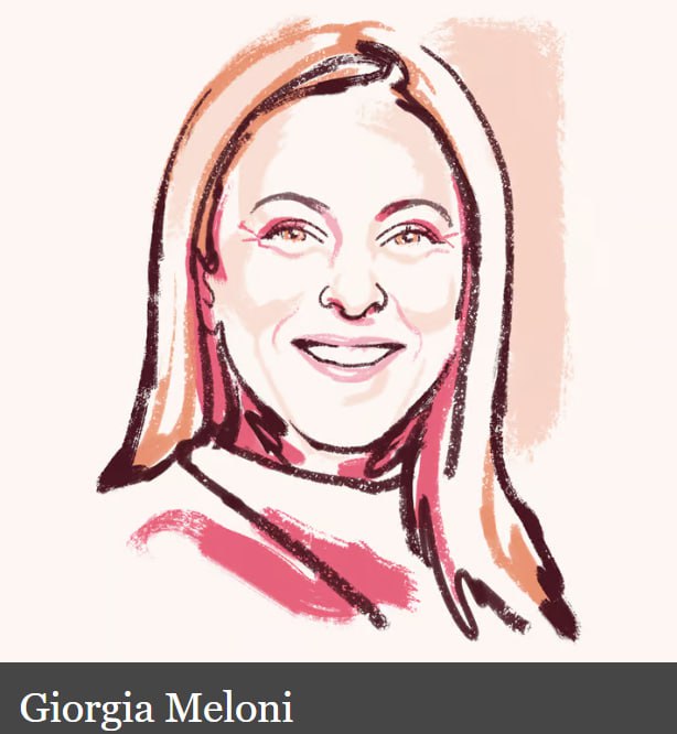 Портрет Мелоні. Джерело - Politico