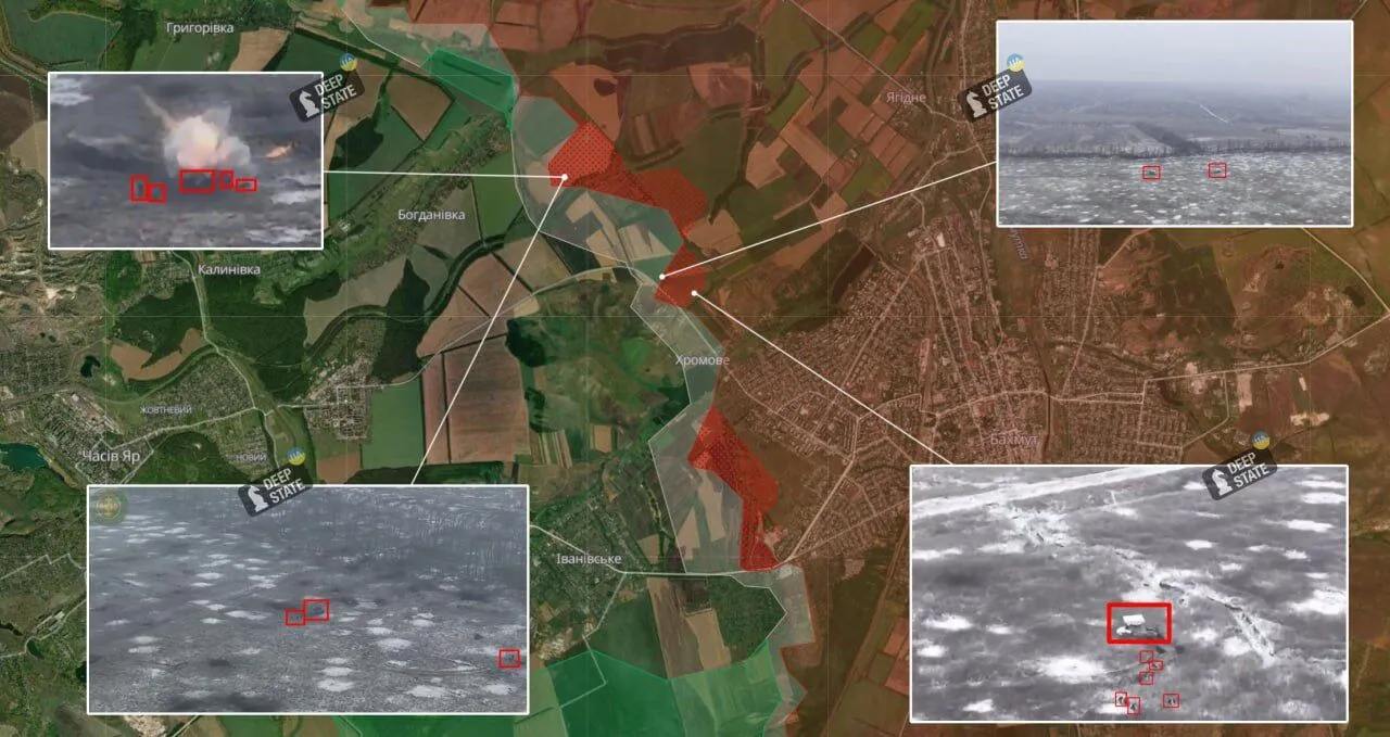 Війська РФ просуваються західніше Бахмута одразу в кількох місцях – DeepState dqxikeidqxidqrant