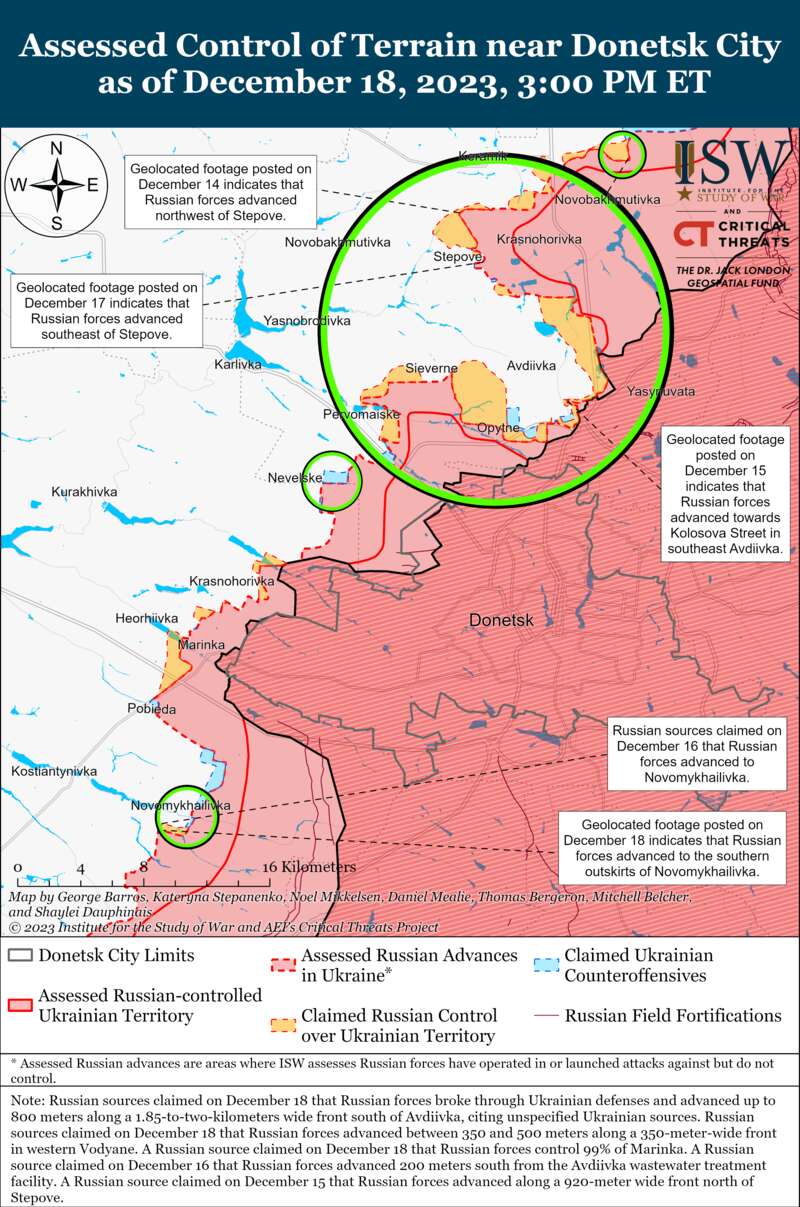 ЗСУ атакували у західній частині Запорізької області: карти ISW