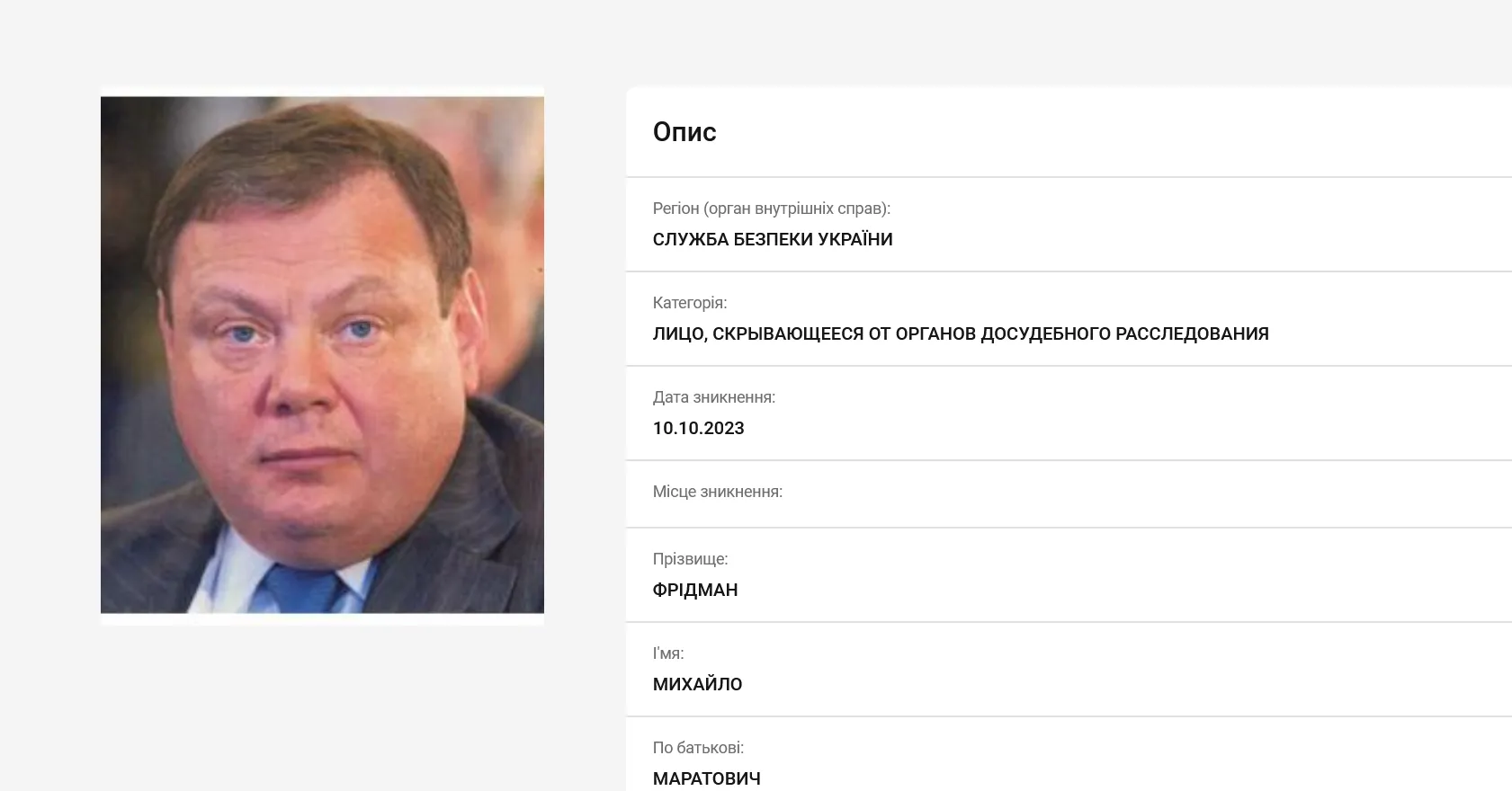 СБУ оголосила у розшук російського олігарха Фрідмана dqxikeidqxidqrant