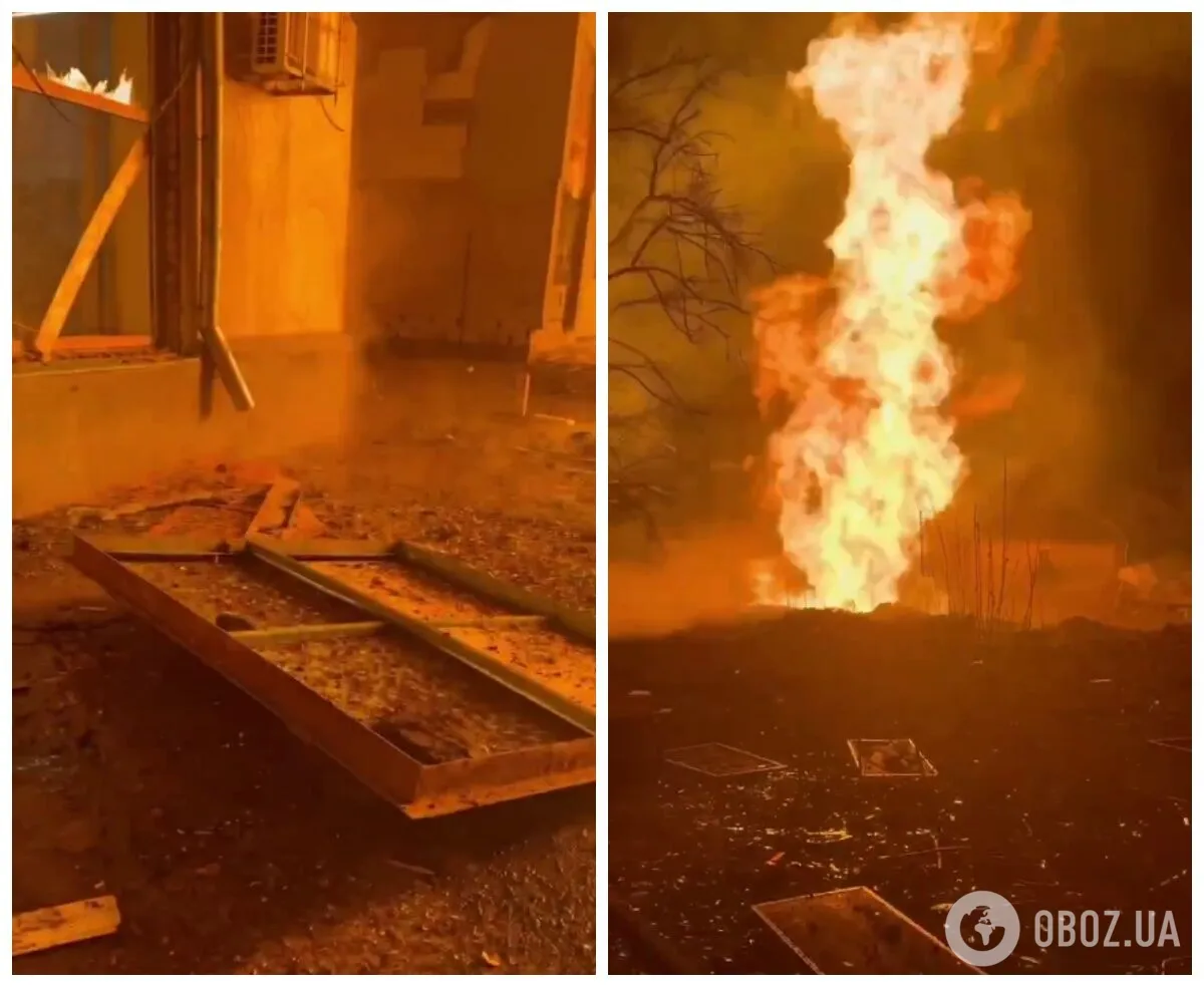 Обстрел Херсона вечером 23 декабря