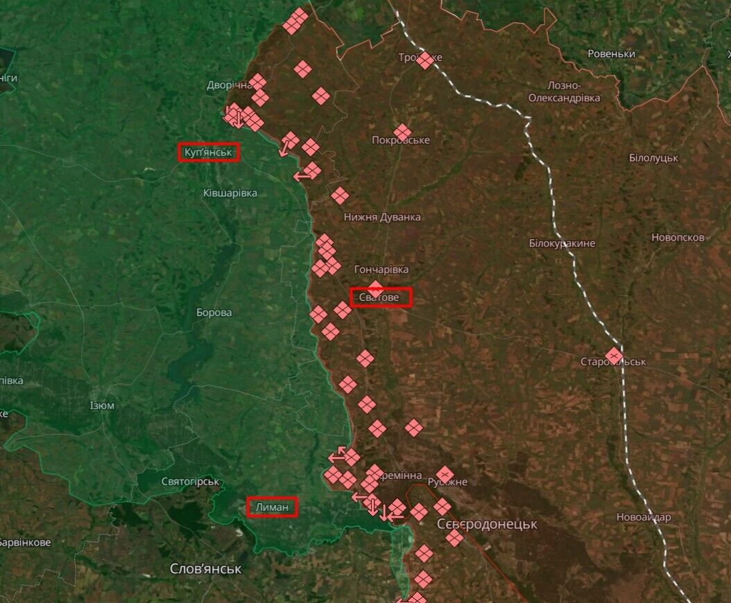 Війська РФ знизили інтенсивність штурмів у період новорічних свят: у DeepState пояснили, що відбувається. Карта dqxikeidqxidqrant