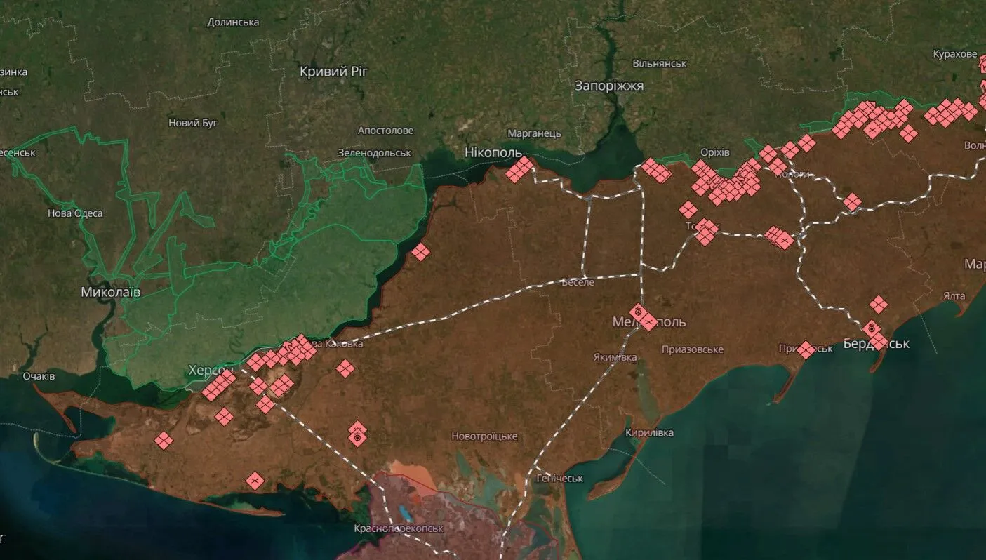 Війська РФ знизили інтенсивність штурмів у період новорічних свят: у DeepState пояснили, що відбувається. Карта