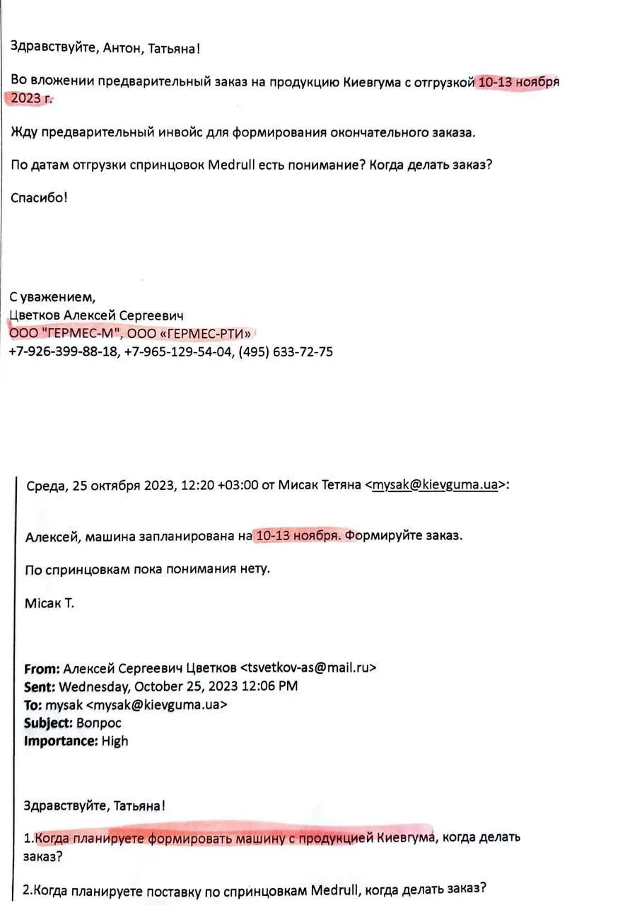 Такмед виробництва