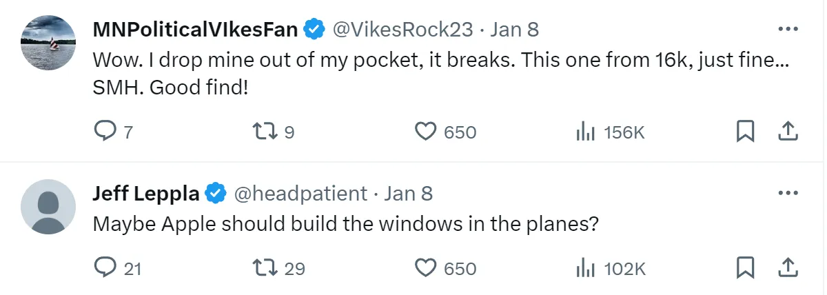 Жодної подряпини на екрані! iPhone випав з літака з висоти в 5 км і залишився цілим: історія розбурхала інтернет. Фото