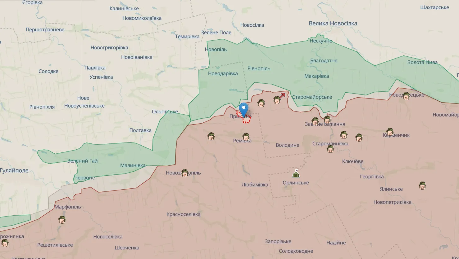 На Запоріжжі окупанти йшли захоплювати українські позиції і потрапили в пастку. Відео