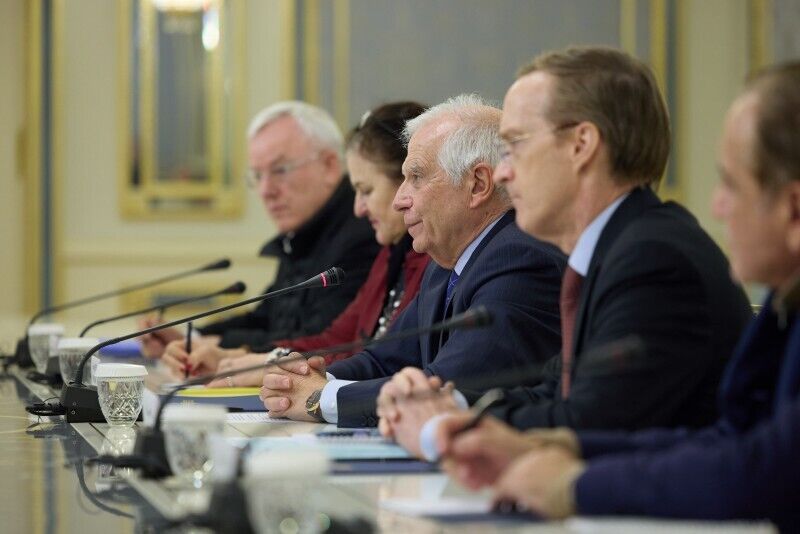 Обсудили сотрудничество Украины и ЕС в сфере безопасности: Зеленский встретился с Боррелем в Киеве. Фото и видео dqxikeidqxidqrant