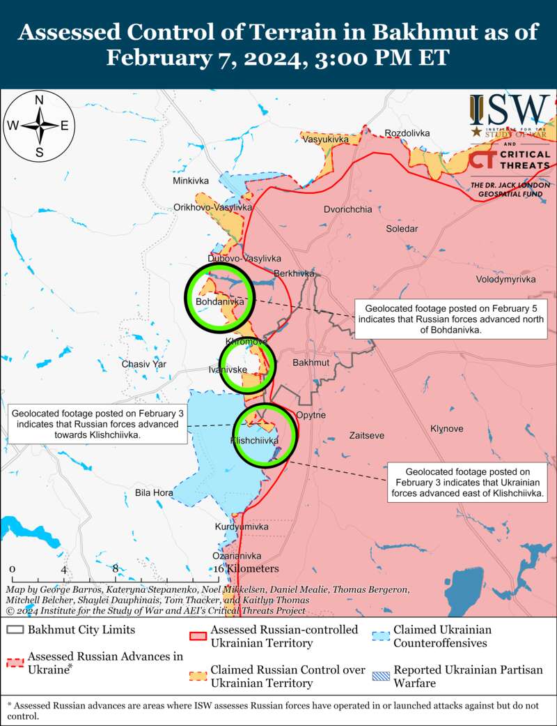 occupiers are preparing cross-border raids and trying to advance near Avdiivka: ISW maps