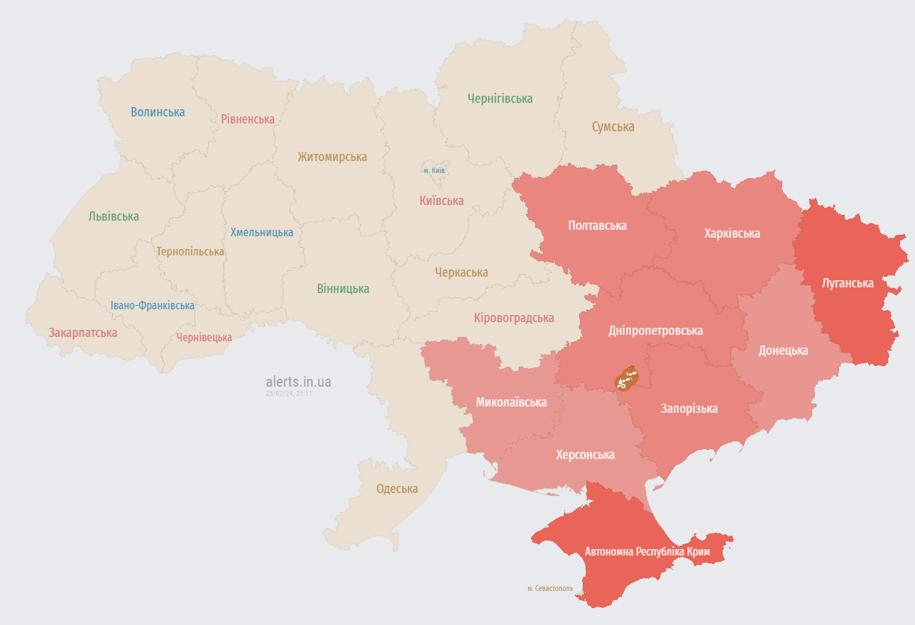 Росія запустила зі сходу "Шахеди". В Україні почали оголошувати тривогу dqxikeidqxidqeant