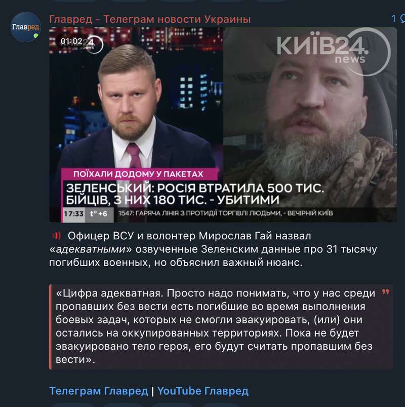 У військових колах оцінили озвучені Зеленським втрати ЗСУ у 31 тисячу dqxikeidqxidqrant