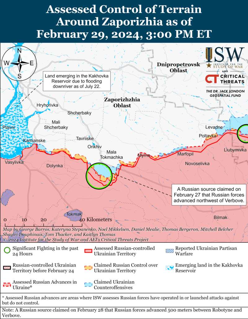 ЗСУ завадили росіянам закріпитися на захід від Авдіївки: карти ISW