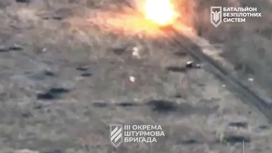 Ukrainian soldiers with one FPV drone immediately canceled 11 occupiers on infantry fighting vehicles. Video