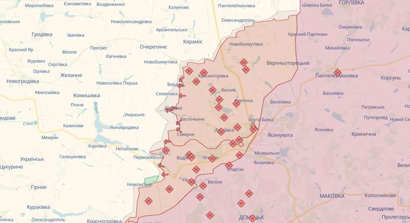 Авдеевка на карте dqxikeidqxidqrant
