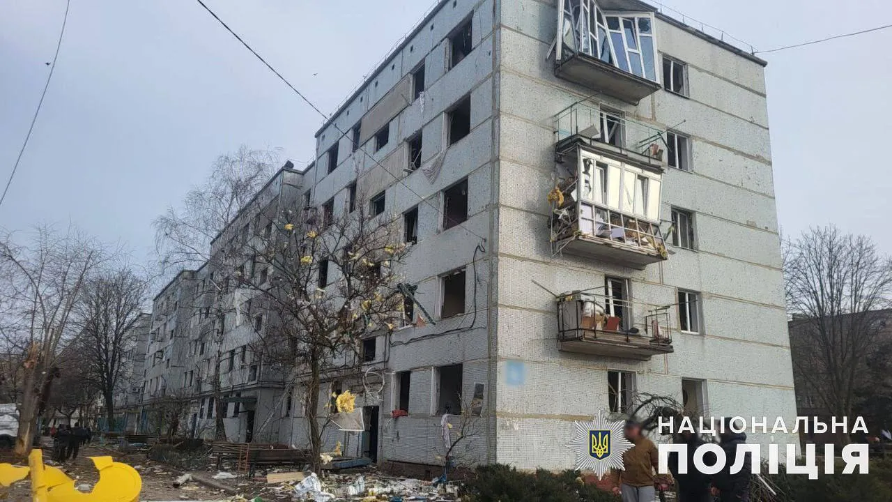 The Russians dropped a KAB-500 on Kurakhovo: high-rise buildings were destroyed, 16 people were injured. Photo