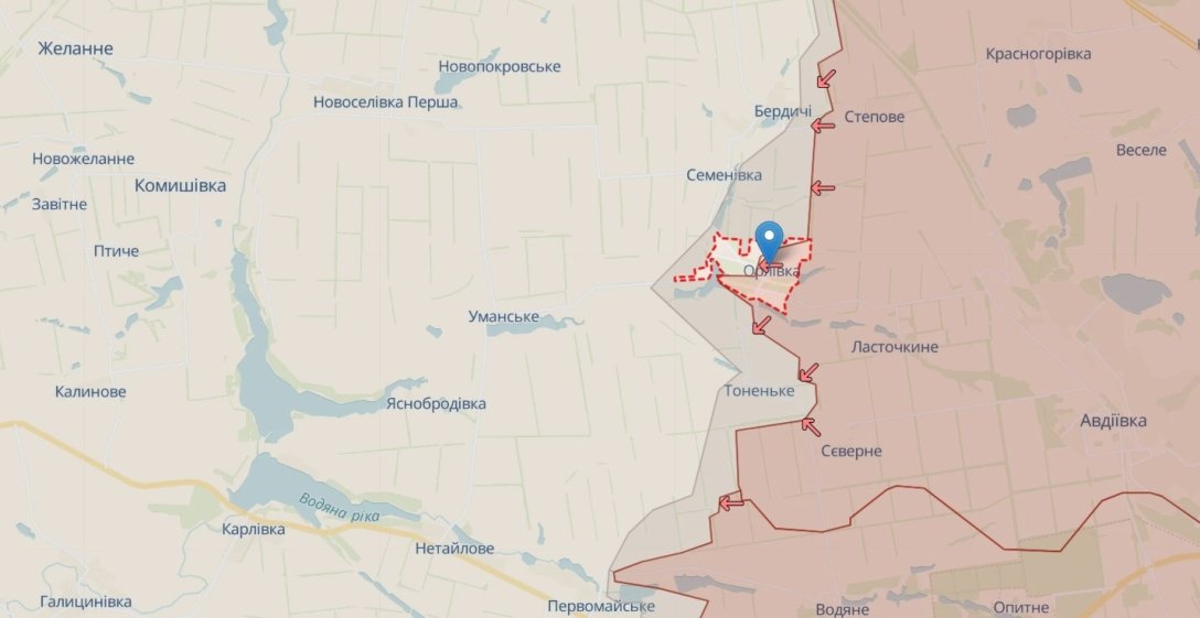 Орлівка, Авдіївка, Донбас, бої, наступ ЗС РФ