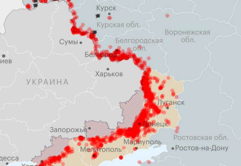 Карта ударов по РФ dqxikeidqxidqeant