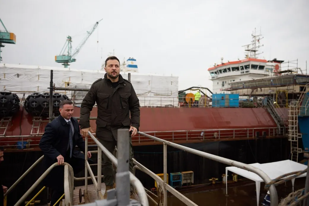 Зеленський у Туреччині відвідав будівництво корвета
