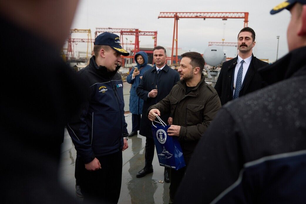 Зеленський у Туреччині відвідав будівництво корвета