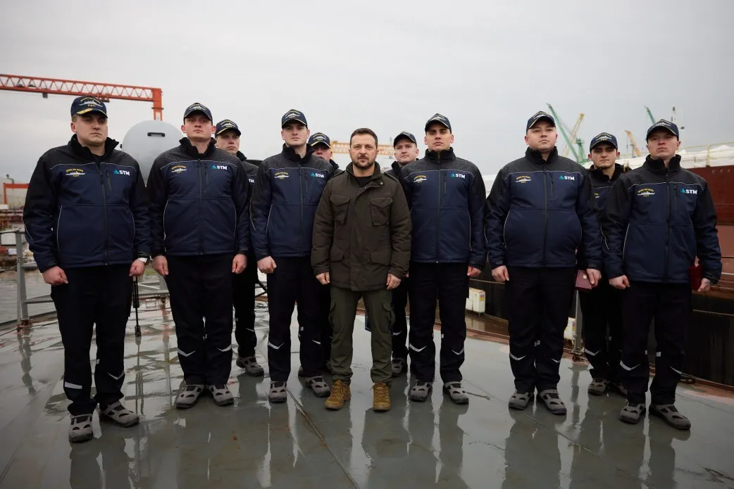 Зеленський у Туреччині відвідав будівництво корвета
