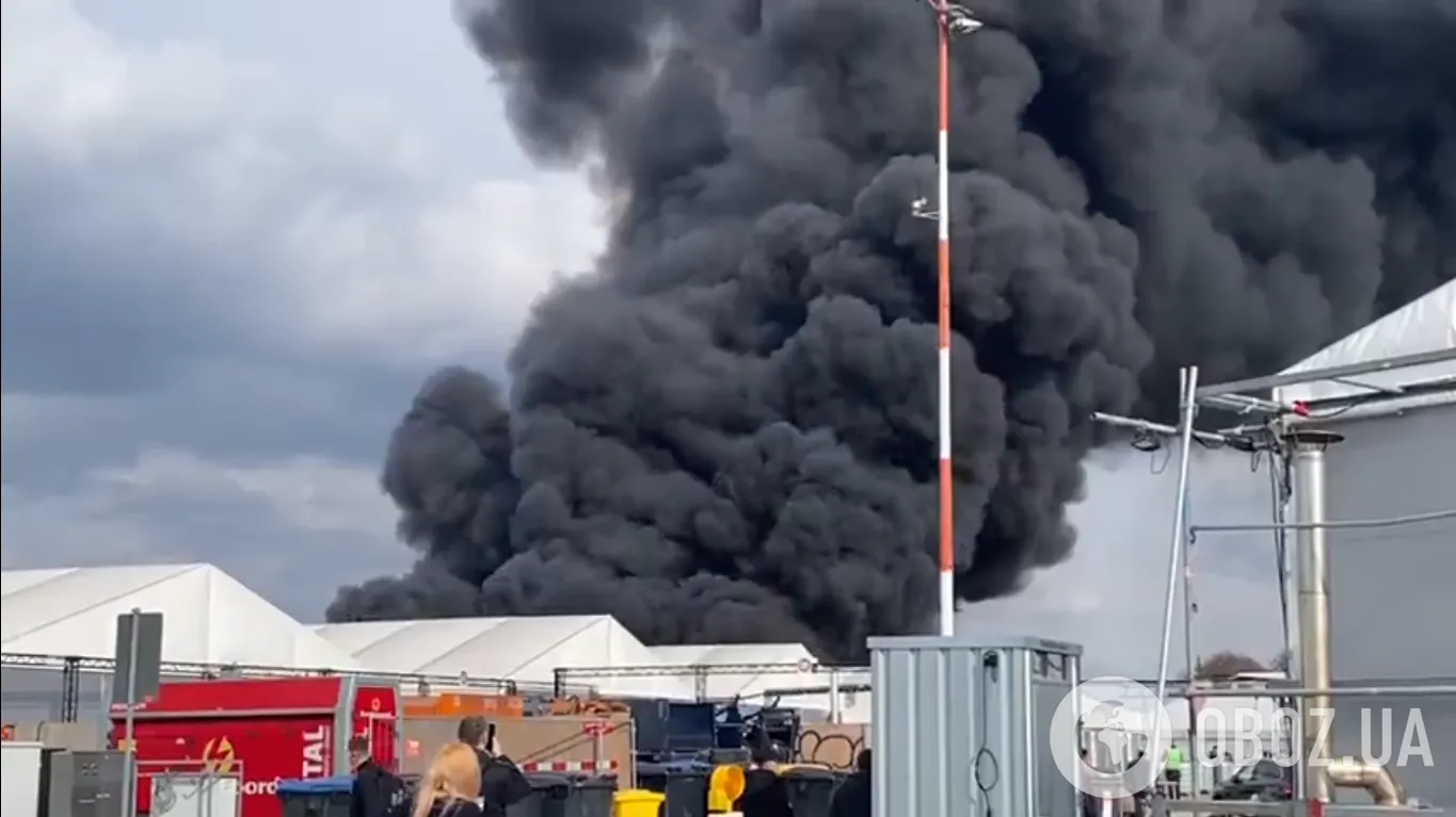 Пожар в столице ФРГ