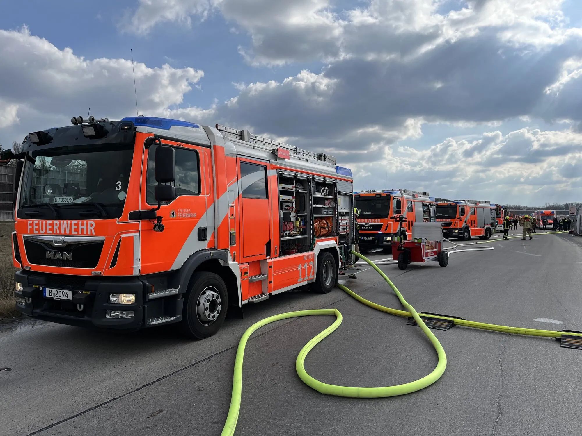 Пожарные на месте ЧП