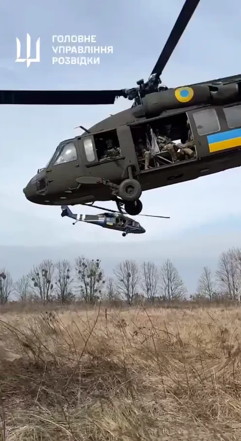 Чергова брехня: у ГУР назвали заяви про збиття гелікоптера Black Hawk фейком