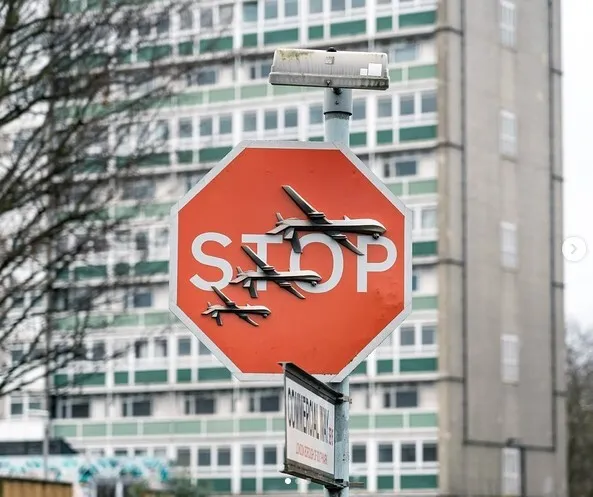 Бенксі створив новий мурал у Лондоні: як відреагували люди. Фото та відео