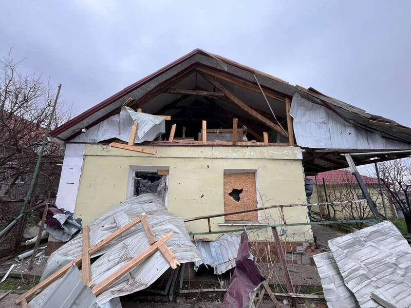 In the morning, the invaders struck Nikopol, houses were damaged: a woman was injured. Photo