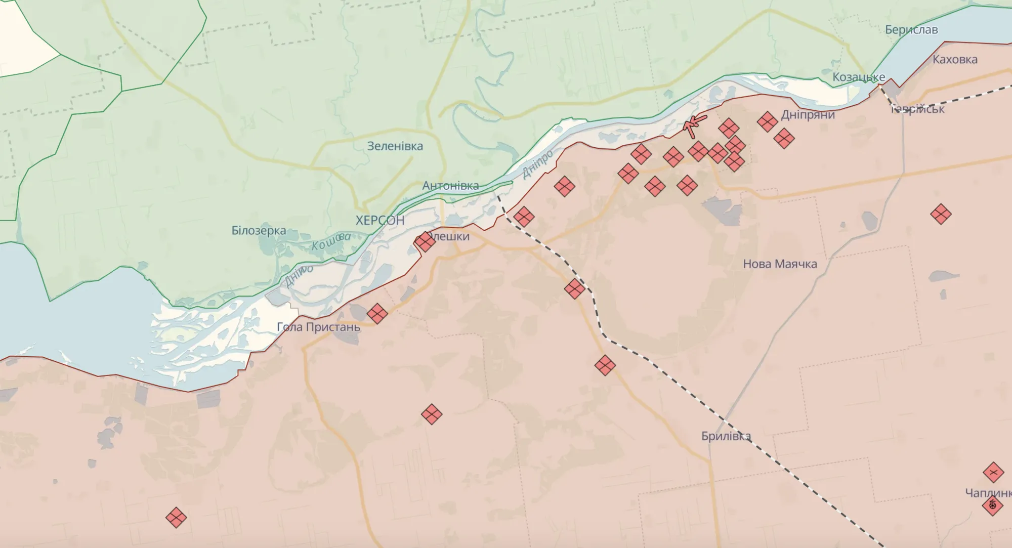 Россияне обстреляли Херсон с левого берега Днепра: пострадал мужчина dqxikeidqxidqeant