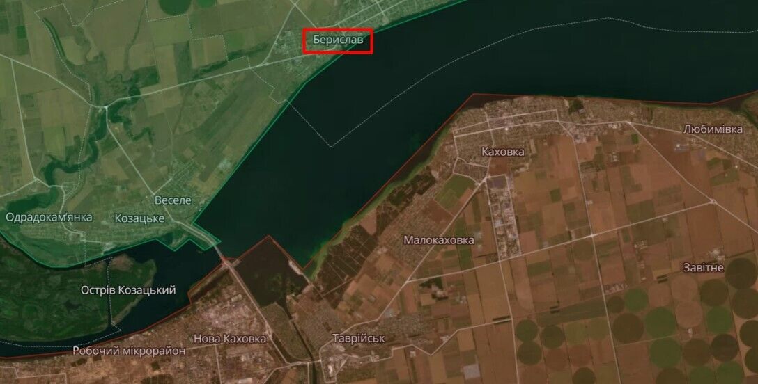 Окупанти обстріляли Берислав на Херсонщині, постраждав чоловік dqxikeidqxidqrant