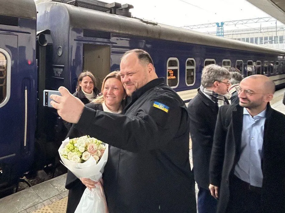 The head of the French National Assembly arrived in Kyiv. Photo dqxikeidqxiqttant