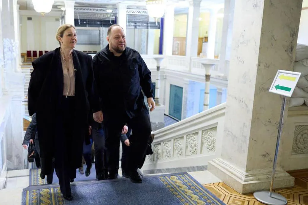 The head of the French National Assembly arrived in Kyiv. Photo