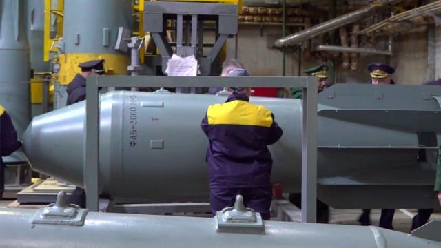 ФАБ-3000 на недавних российских видео