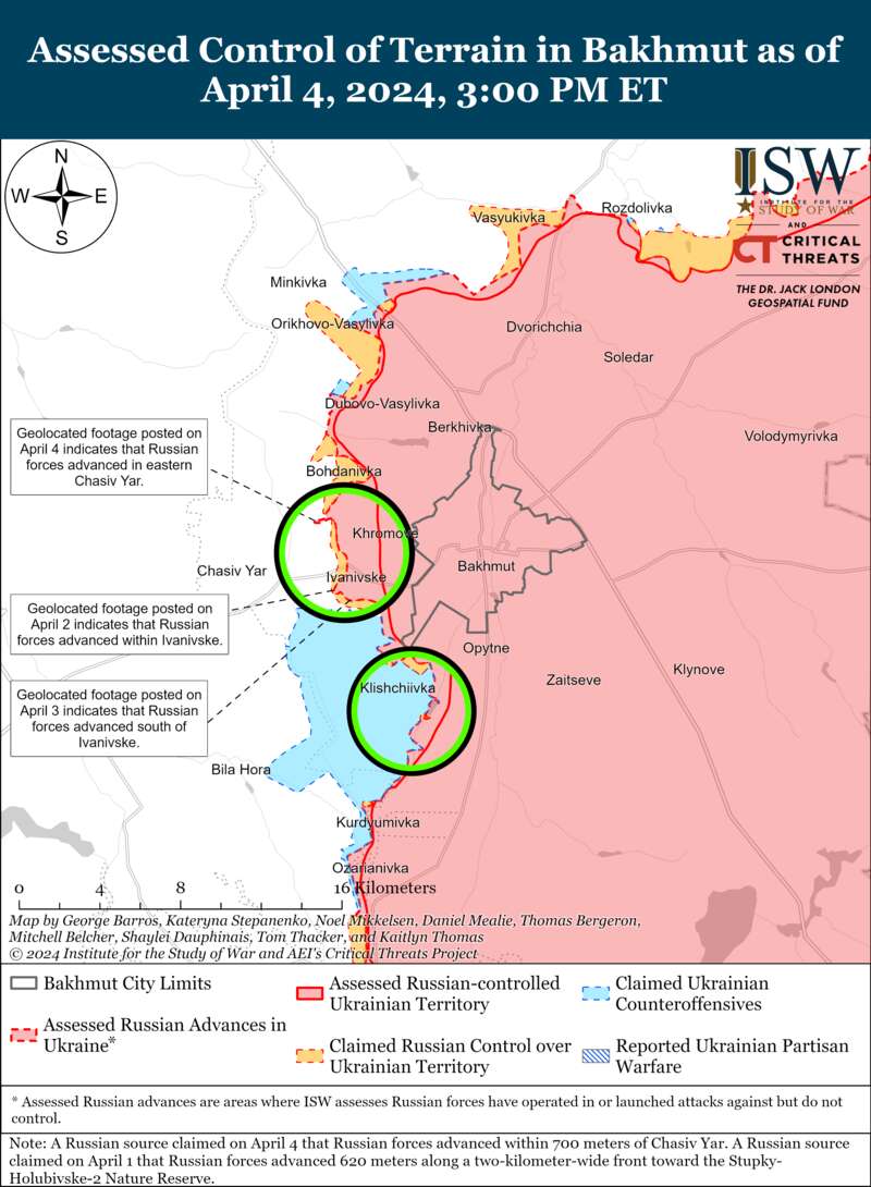 Russian troops are increasing the pace of their offensive in different directions - ISW maps