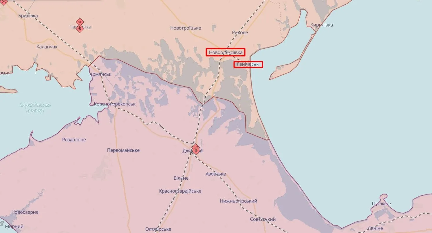 В оккупированном Геническом кадыровке разместились в автошколе: в