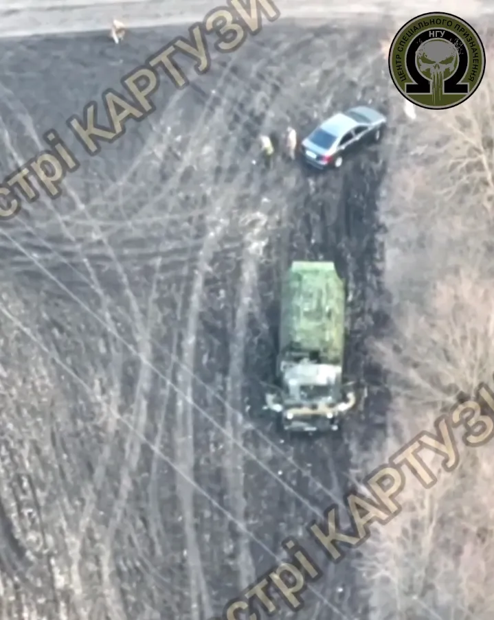 They calculated it accurately: the National Guard special forces struck a car with Russian officers. Video dqxikeidqxidqrant
