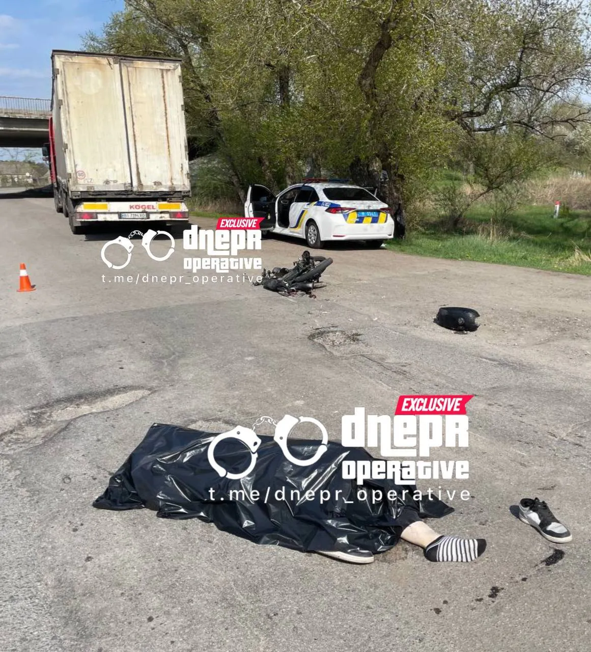 У ДТП з мотоциклом на Дніпропетровщині загинула 19-річна дівчина: деталі трагедії. Фото