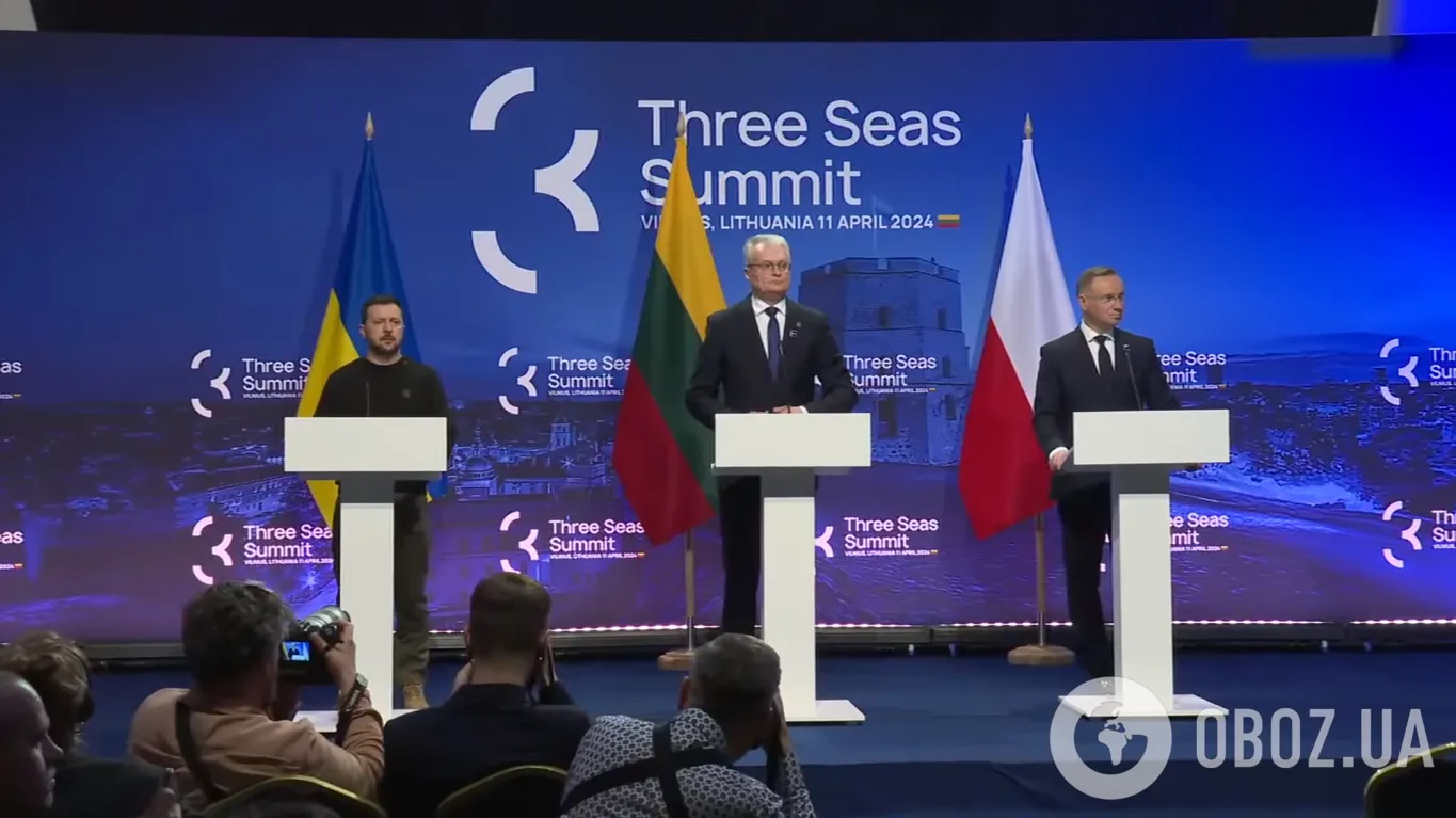 Пресс-конференция Владимира Зеленского, Гитанаса Науседи и Анджея Дуды dqxikeidqxidtant