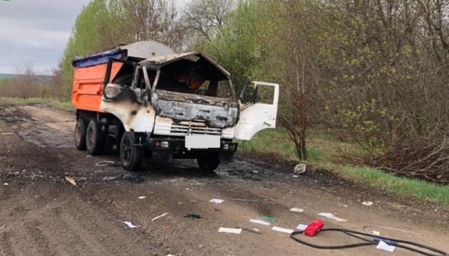 The enemy attacked a civilian truck with a drone in the Sumy region, the driver died dqxikeidqxidqeant