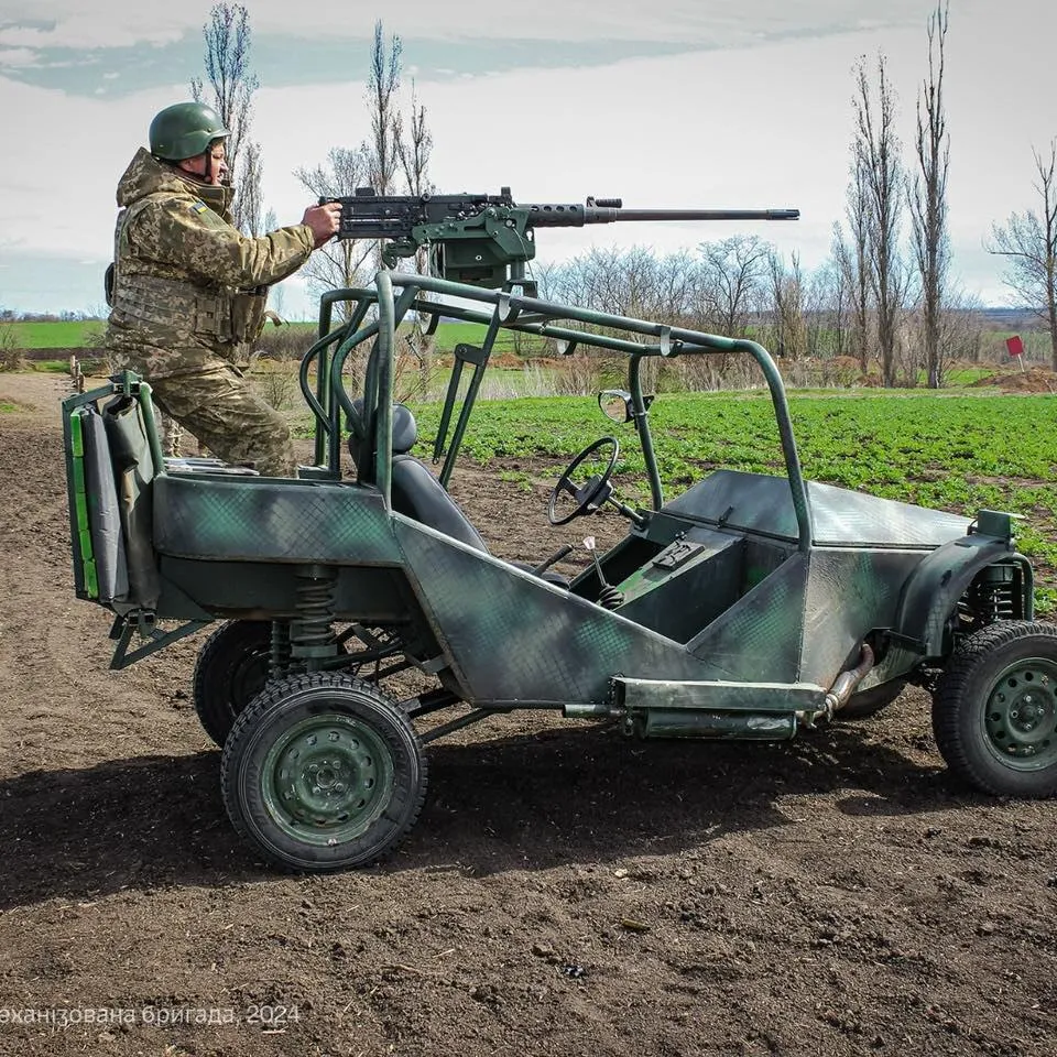 High maneuverability and firepower: the Armed Forces of Ukraine showed the use of buggy vehicles at the front. Photo
