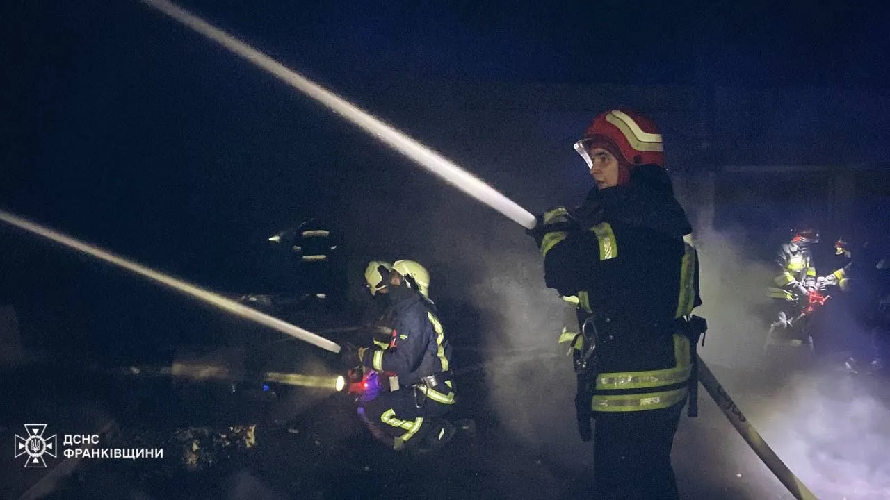 The target of the occupiers in the Ivano-Frankivsk region was a critical infrastructure facility: a fire occurred. Photo qhiddtikdidrtant