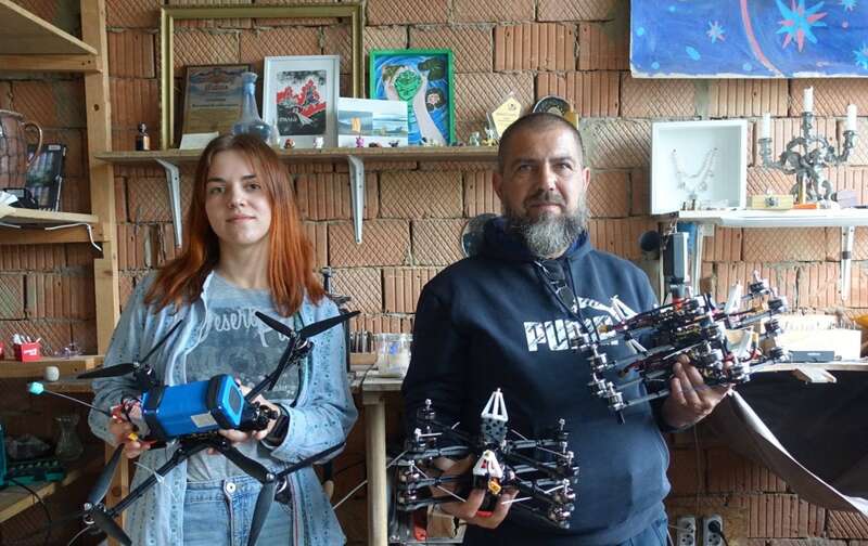 віолетта олійник, дрони, бпла